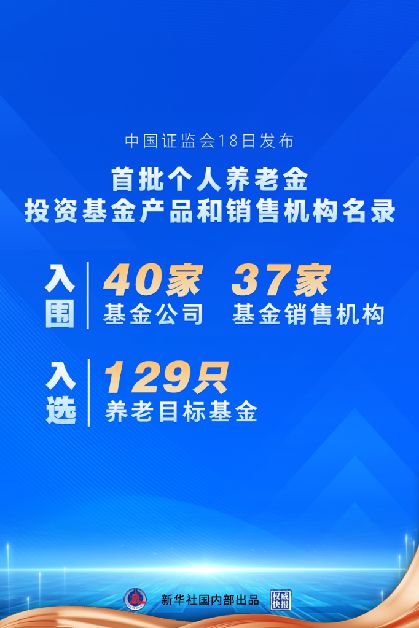 權(quán)威快報(bào)丨首批個(gè)人養(yǎng)老金投資基金產(chǎn)品和銷售機(jī)構(gòu)名錄出爐